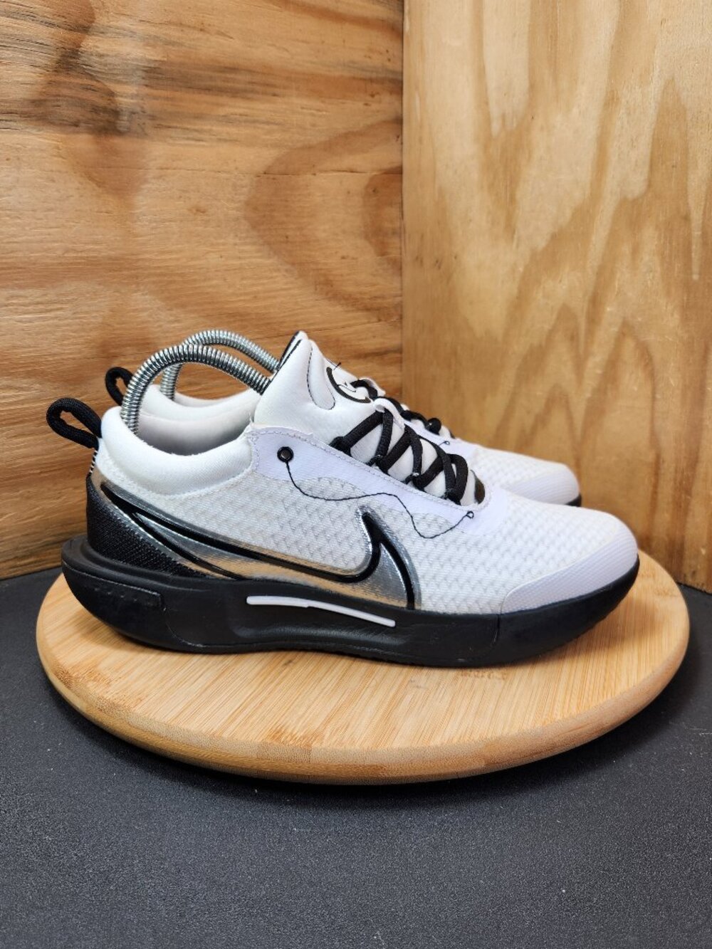 Nike Nikecourt Zoom Pro HC Womens White Tennis Shoes Sneakers Size 8
